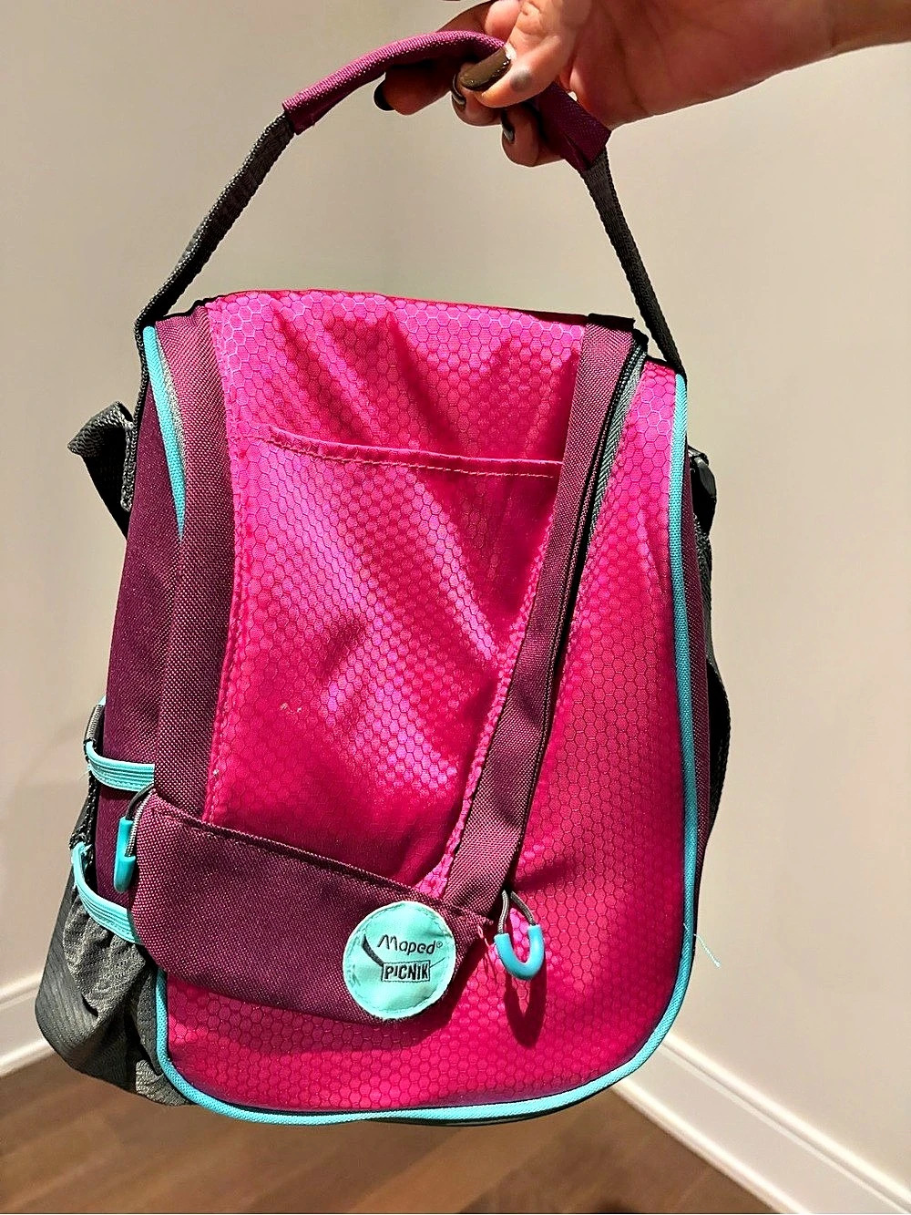 2 Maped Active Backpack in Pink & Gray Like New